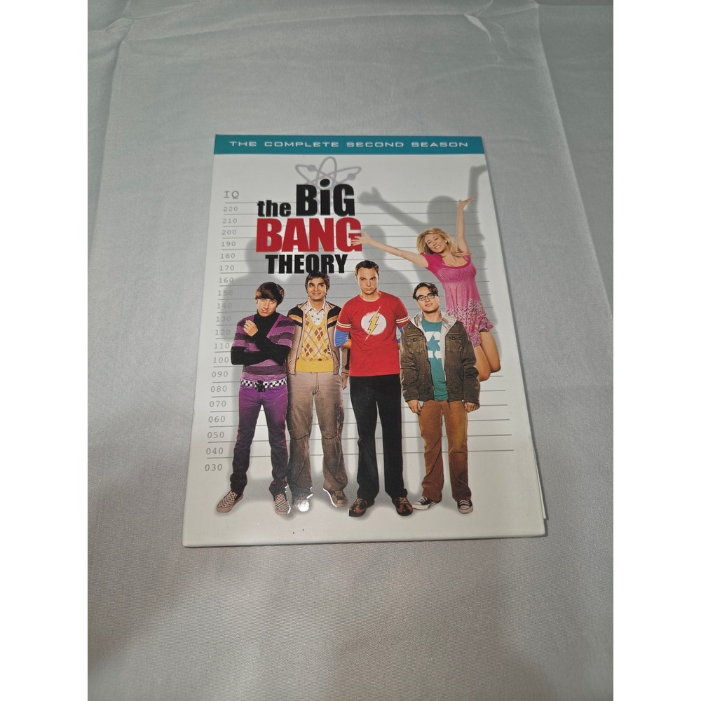 The Big Bang Theory The Complete Second Season DVD 4-Disc Set Widescreen Sitcom